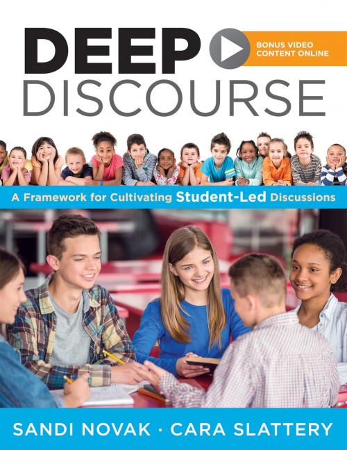 Cover of the book Deep Discourse by Sandi Novak, Cara Slattery, Solution Tree Press