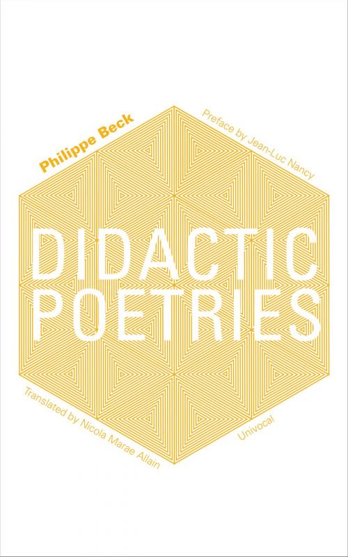 Cover of the book Didactic Poetries by Philippe Beck, Jean-Luc Nancy, University of Minnesota Press
