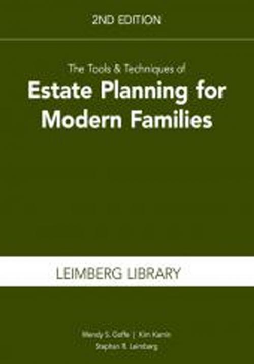 Cover of the book The Tools & Techniques of Estate Planning for Modern Families, 2nd Edition by Stephan R. Leimberg, The National Underwriter Company