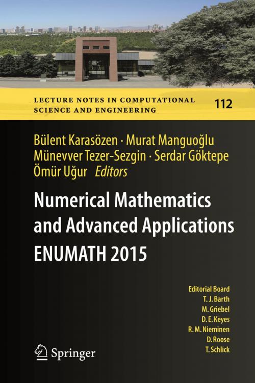 Cover of the book Numerical Mathematics and Advanced Applications ENUMATH 2015 by , Springer International Publishing