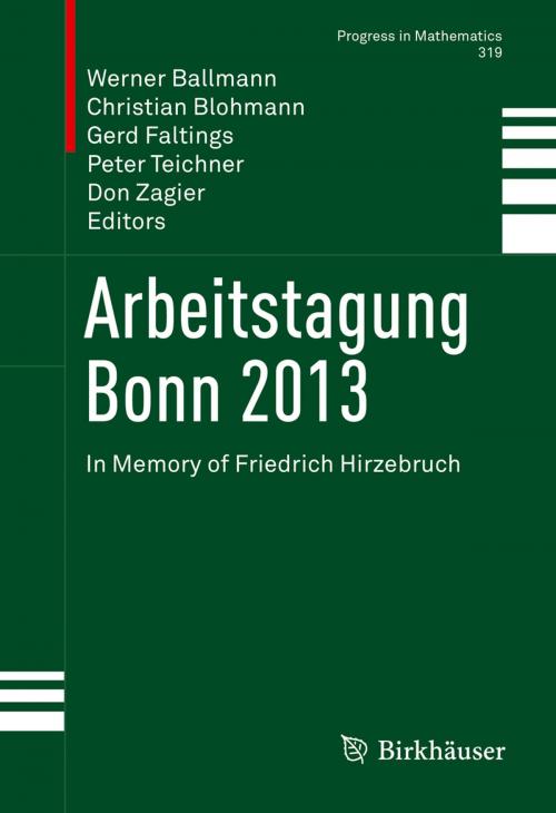 Cover of the book Arbeitstagung Bonn 2013 by , Springer International Publishing