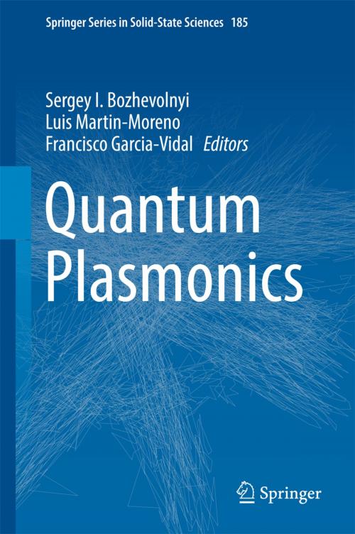 Cover of the book Quantum Plasmonics by , Springer International Publishing