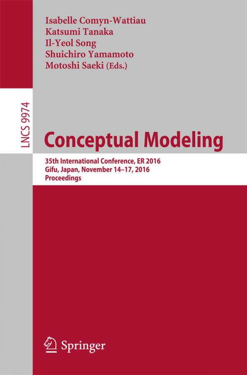 Cover of the book Conceptual Modeling by , Springer International Publishing