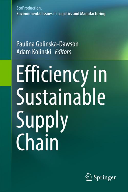 Cover of the book Efficiency in Sustainable Supply Chain by , Springer International Publishing