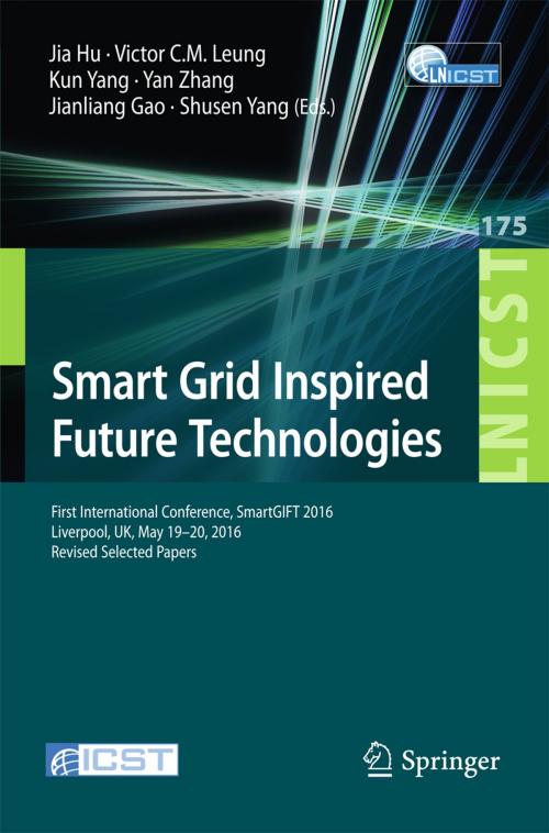 Cover of the book Smart Grid Inspired Future Technologies by , Springer International Publishing