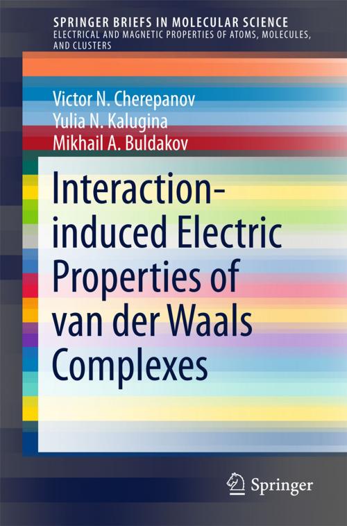Cover of the book Interaction-induced Electric Properties of van der Waals Complexes by Victor N. Cherepanov, Yulia N. Kalugina, Mikhail A. Buldakov, Springer International Publishing