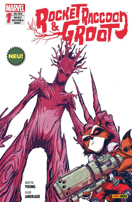 Cover of the book Rocket Raccoon & Groot 1 - Ein unschlagbares Duo by Skottie Young, Marvel bei Panini Comics