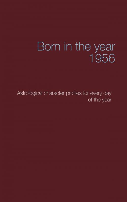 Cover of the book Born in the year 1956 by Christoph Däppen, Books on Demand
