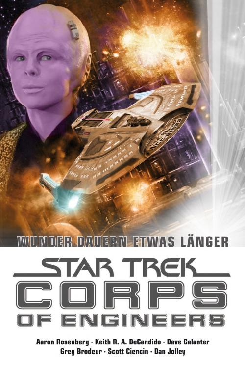 Cover of the book Star Trek - Corps of Engineers Sammelband 3: Wunder dauern etwas länger by Aaron Rosenberg, Keith R. A. DeCandido, Scott Ciencin, Cross Cult