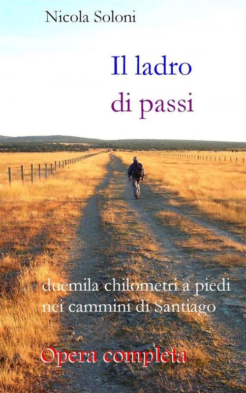 Cover of the book Il ladro di passi. Opera completa by Nicola Soloni, Nicola Soloni