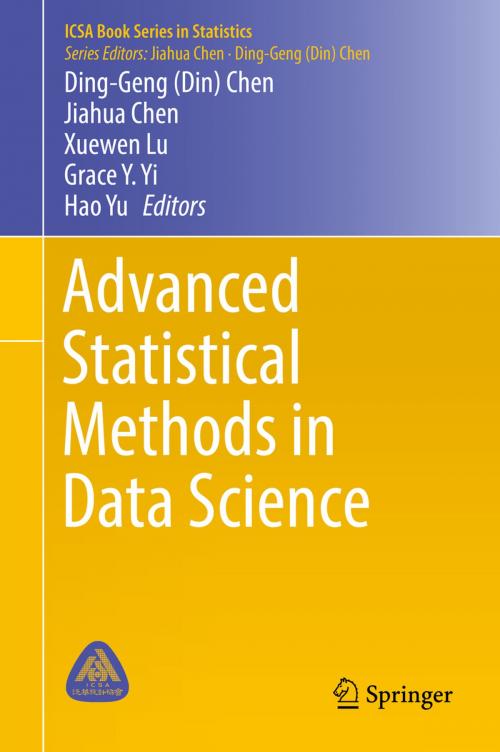 Cover of the book Advanced Statistical Methods in Data Science by , Springer Singapore