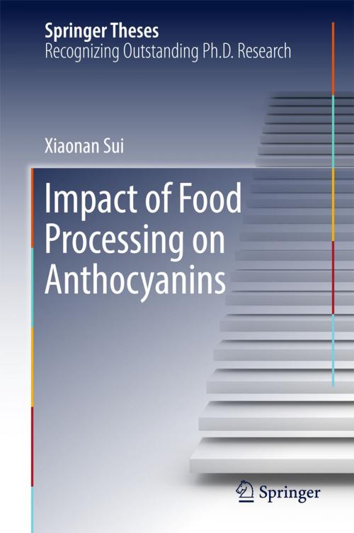 Cover of the book Impact of Food Processing on Anthocyanins by Xiaonan Sui, Springer Singapore