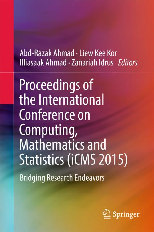 Cover of the book Proceedings of the International Conference on Computing, Mathematics and Statistics (iCMS 2015) by , Springer Singapore