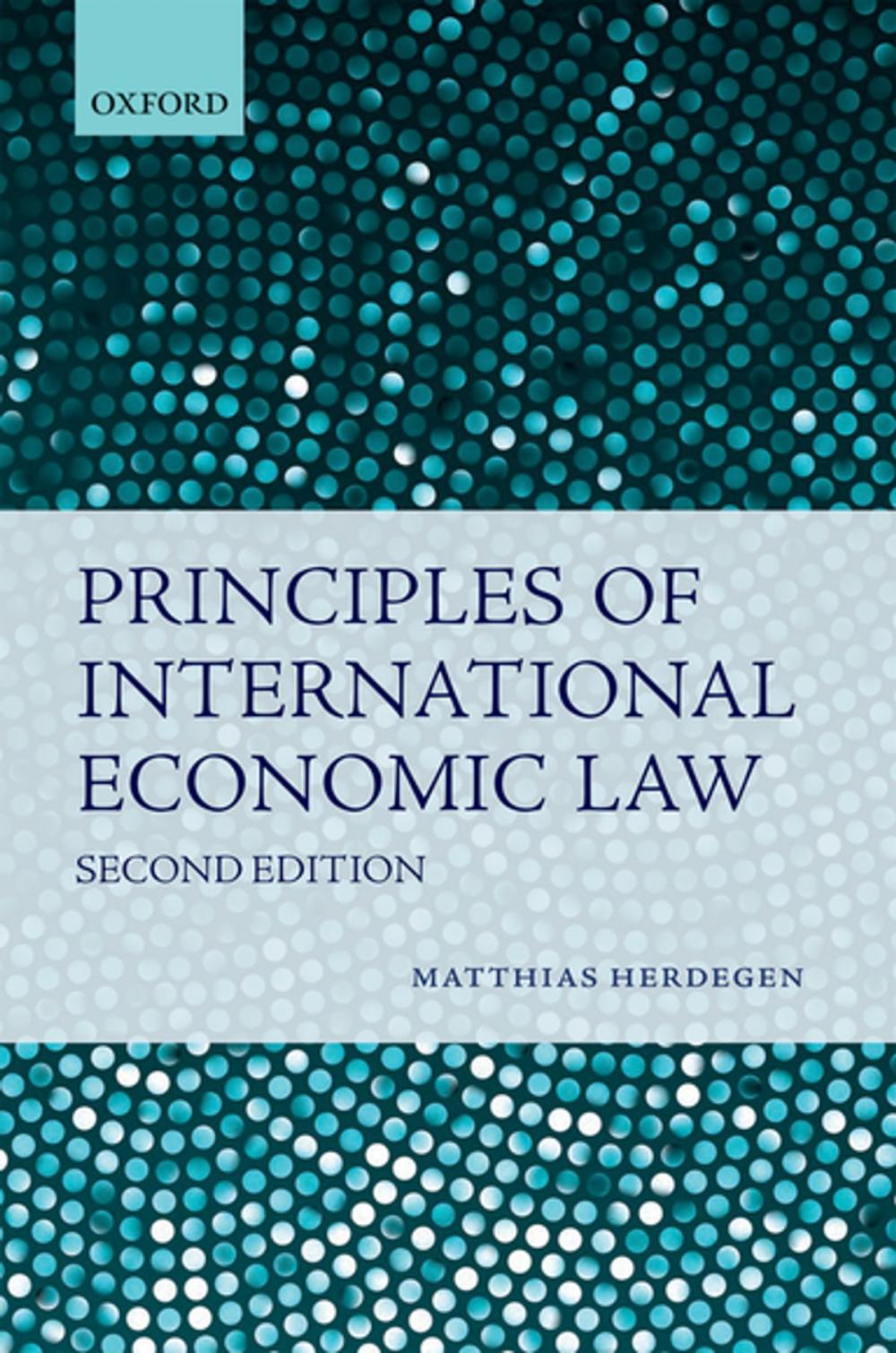 Big bigCover of Principles of International Economic Law