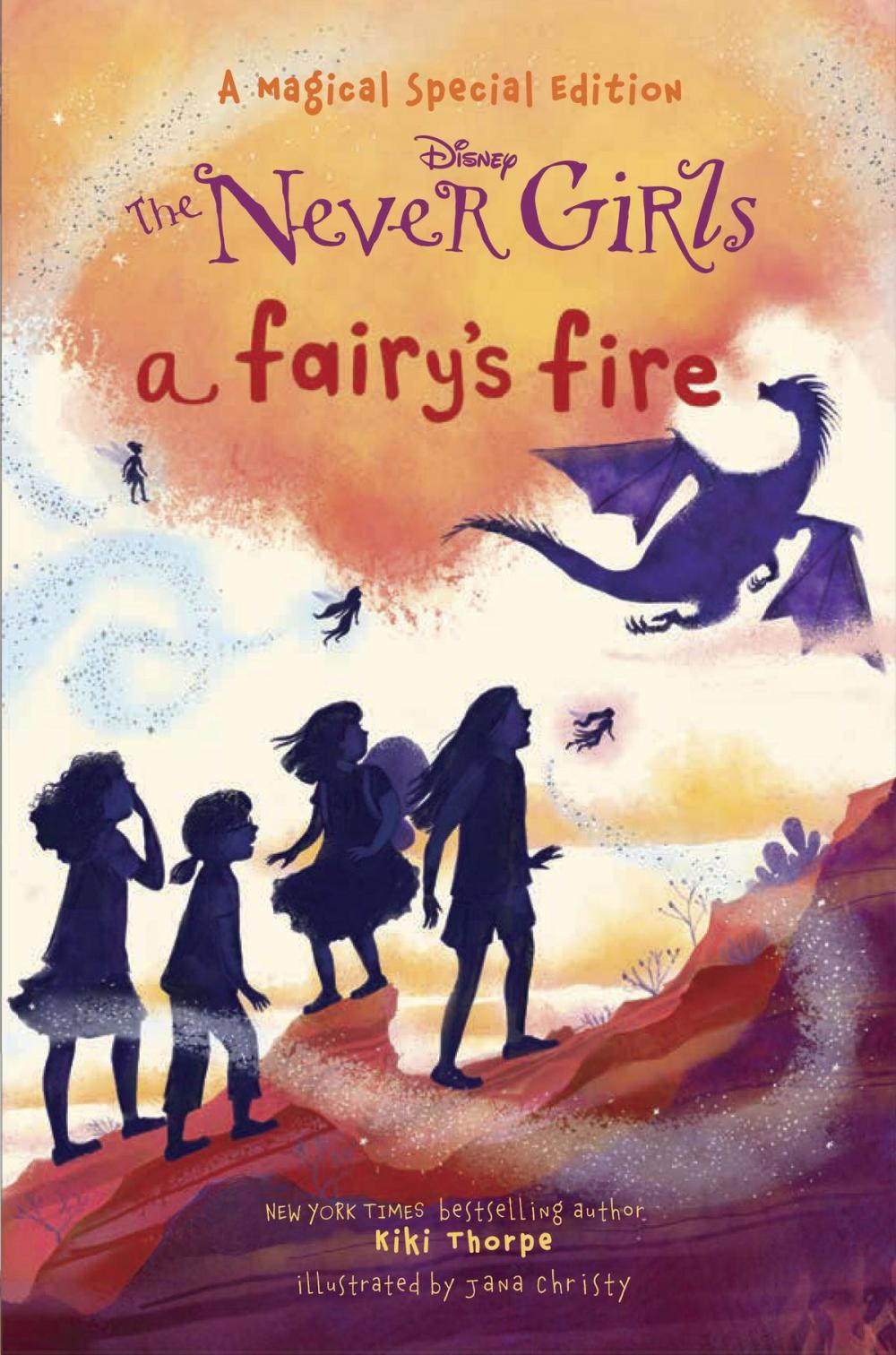 Big bigCover of A Fairy's Fire (Disney: The Never Girls)