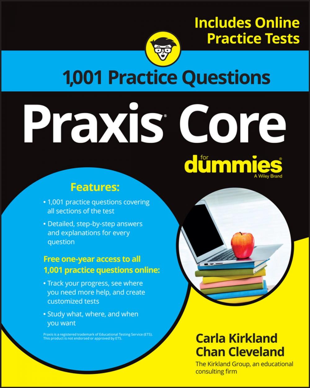Big bigCover of 1,001 Praxis Core Practice Questions For Dummies with Online Practice