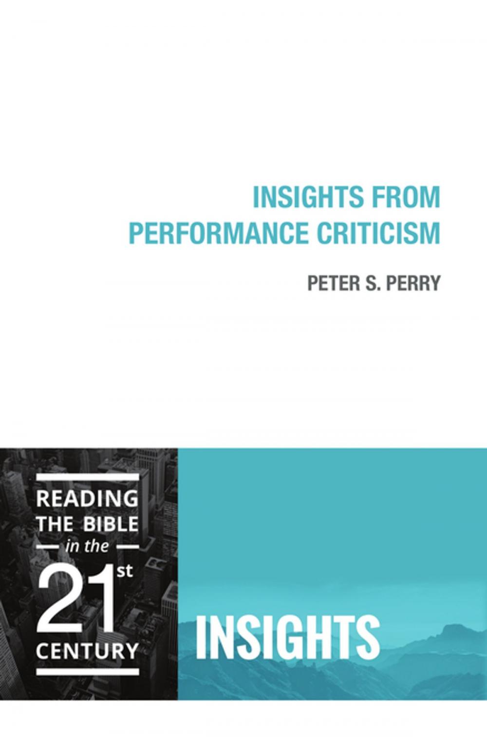 Big bigCover of Insights from Performance Criticism