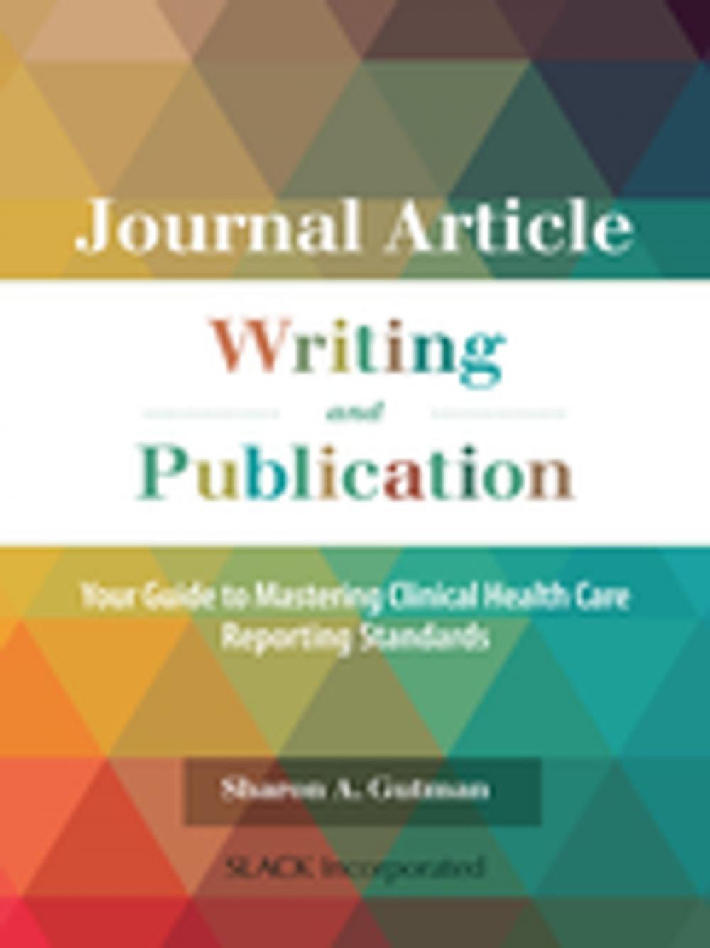 Big bigCover of Journal Article Writing and Publication