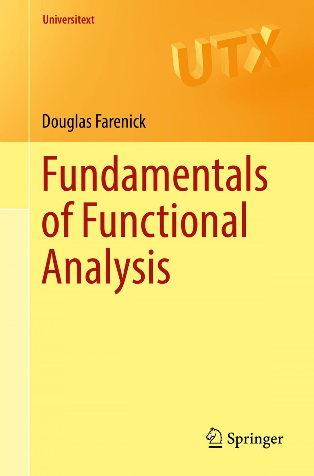 Big bigCover of Fundamentals of Functional Analysis