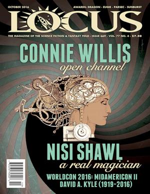 Book cover of Locus Magazine, Issue #669 October 2016