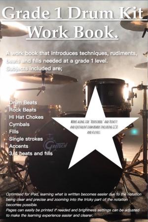 Cover of Grade 1 Drum Kit Work Book.