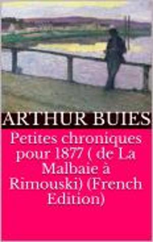 Book cover of Petites chroniques pour 1877 ( de La Malbaie à Rimouski) (French Edition)