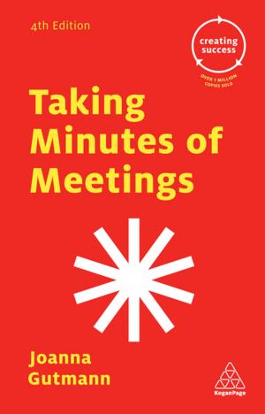 Cover of the book Taking Minutes of Meetings by Jennifer Moss
