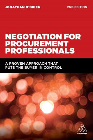 Cover of the book Negotiation for Procurement Professionals by John Adair