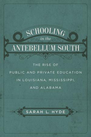 Book cover of Schooling in the Antebellum South