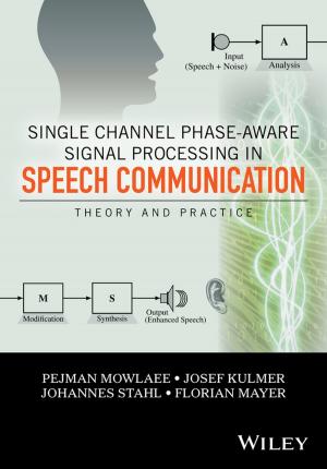Cover of the book Single Channel Phase-Aware Signal Processing in Speech Communication by John Savill
