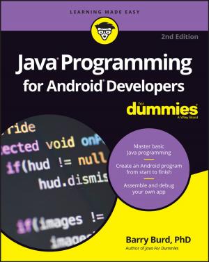 Cover of the book Java Programming for Android Developers For Dummies by Marianne R. Klimchuk, Sandra A. Krasovec