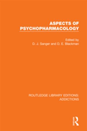 Cover of the book Aspects of Psychopharmacology by J.N. Coldstream