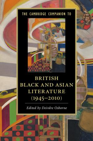 Cover of The Cambridge Companion to British Black and Asian Literature (1945–2010)