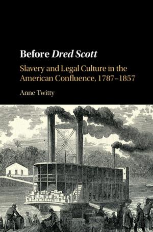Book cover of Before Dred Scott
