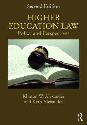 Cover of the book Higher Education Law by Fred A Newcom, Jerome Sachs