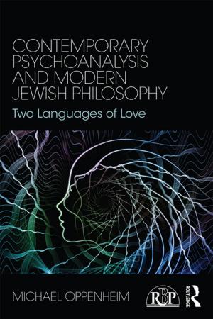 Cover of the book Contemporary Psychoanalysis and Modern Jewish Philosophy by 