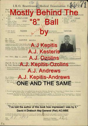 Book cover of Mostly Behind The 8-Ball