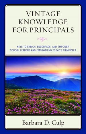 Cover of the book Vintage Knowledge for Principals by Charles Gattone