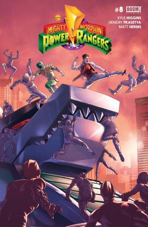 Cover of the book Mighty Morphin Power Rangers #8 by Shannon Watters, Kat Leyh, Maarta Laiho