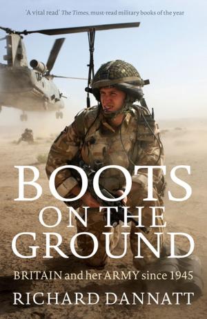 Cover of the book Boots on the Ground by Michel Houellebecq, Won Prix Goncourt in 2010 for The Map and the Territory