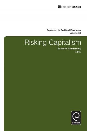 Cover of the book Risking Capitalism by Professor Markus Venzin, Assistant Professor Matteo Vizzaccaro, Fabrizio Rutschmann