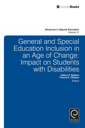 Cover of the book General and Special Education Inclusion in an Age of Change by Marc J. Epstein