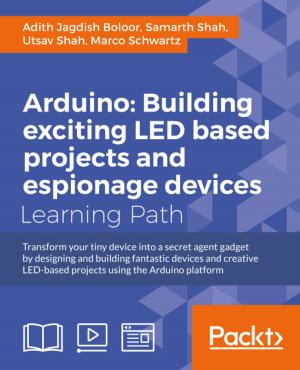 Book cover of Arduino: Building LED and Espionage Projects