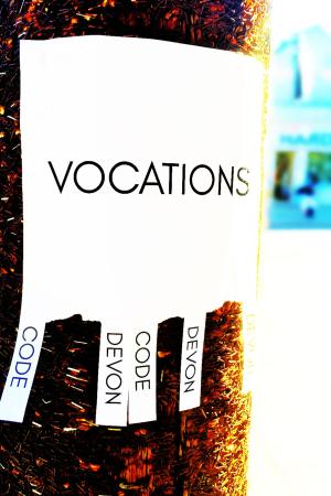 Cover of the book Vocations by Found Press, Chad Pelley, Daniel Karasik, Kayt Burgess, Andrew Forbes