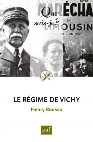 Cover of Le régime de Vichy