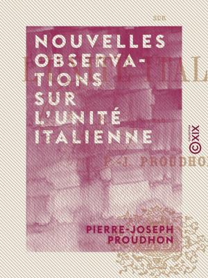 Cover of the book Nouvelles observations sur l'unité italienne by Adolphe Belot