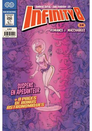 Cover of the book Infinity 8 - Comics 3 - Romance et macchabées by Lewis Trondheim, Davy Mourier, Lorenzo de Felici