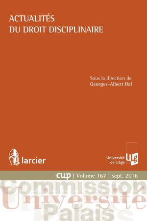 Cover of Actualités du droit disciplinaire