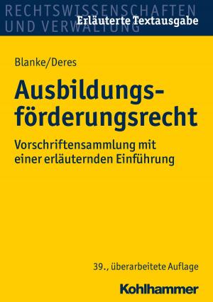 Cover of the book Ausbildungsförderungsrecht by Magdalena Stemmer-Lück