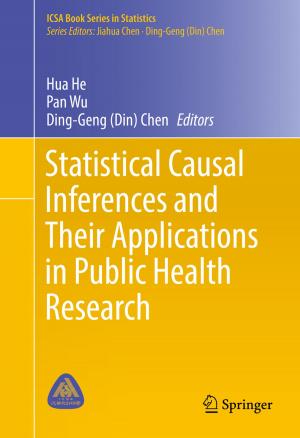 Cover of the book Statistical Causal Inferences and Their Applications in Public Health Research by Gianpaolo Ruocco